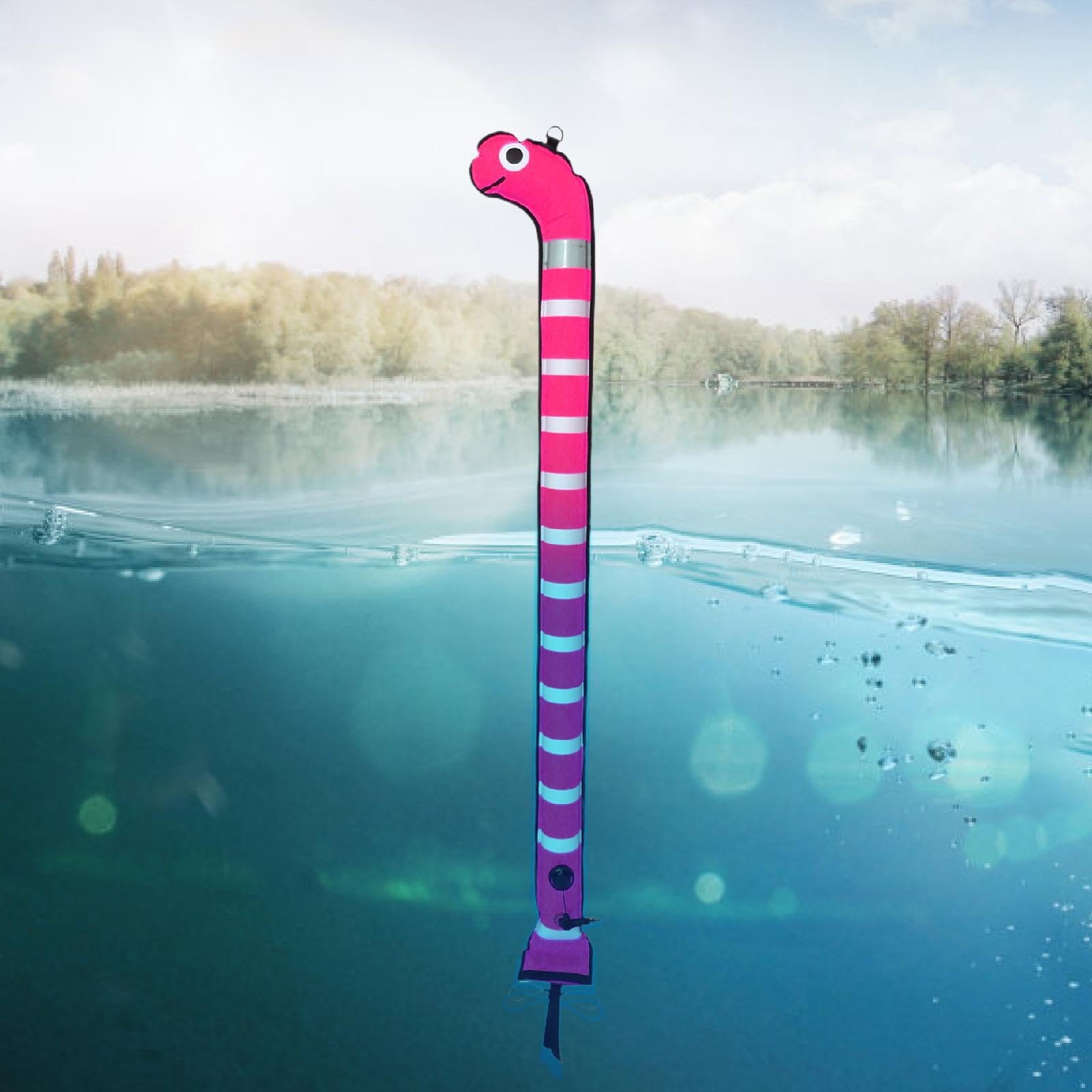 Bouée de signalisation Gonflable fermée pour la plongée sous-Marine, idéale pour Les Amateurs de Sports Nautiques en quête de plongées en Toute sécurité. pour