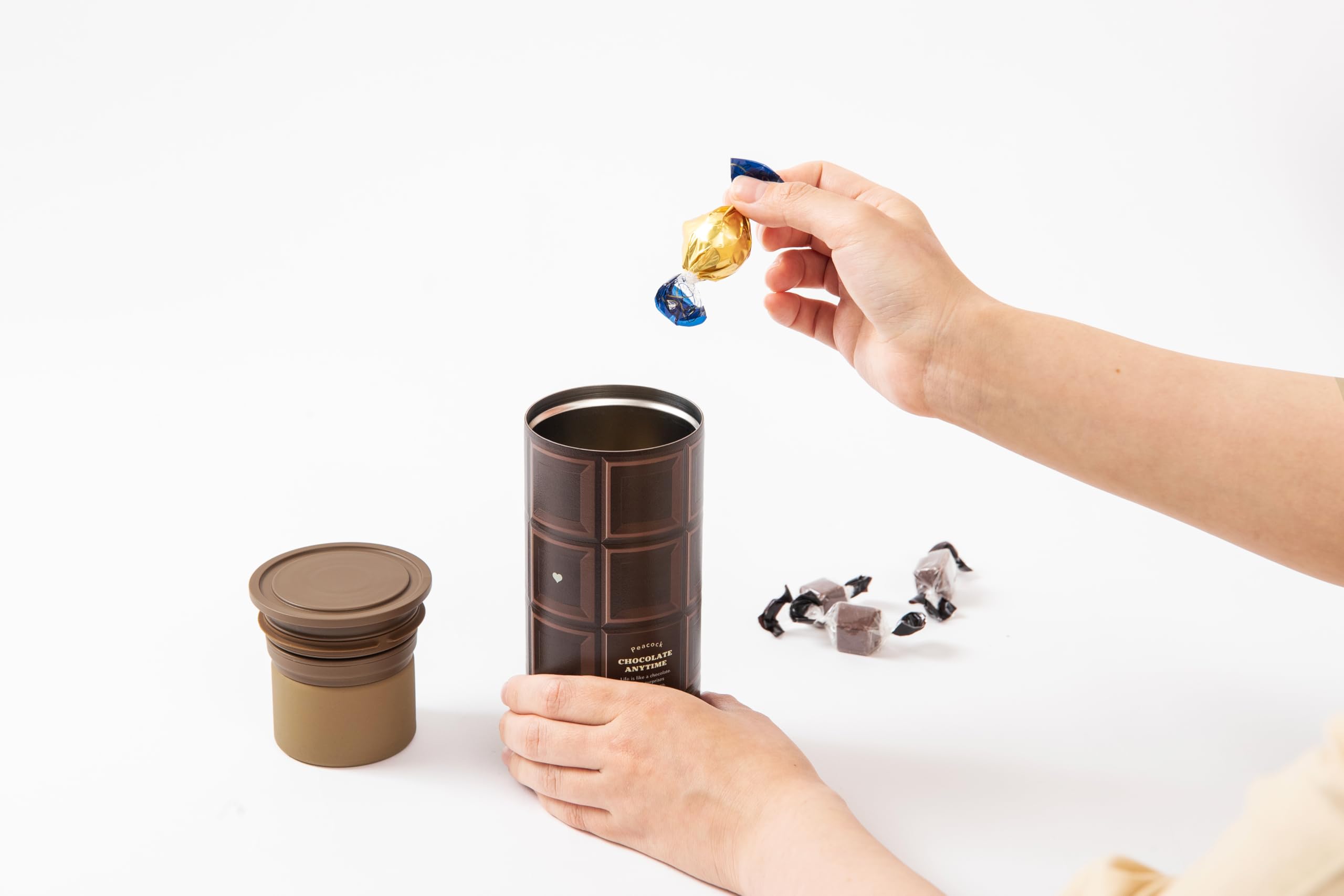 Amazon｜Peacock ピーコック チョコレート魔法瓶 保温保冷6時間 W7