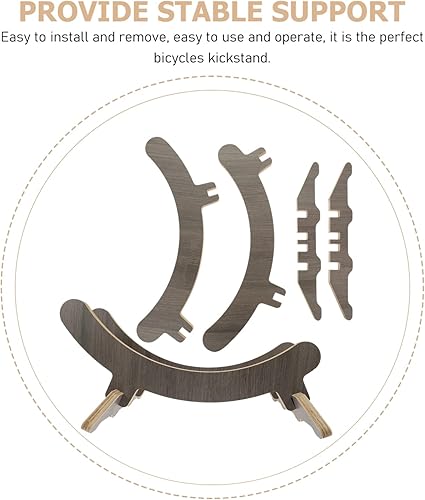 Miniatura 8 de BESPORTBLE Soporte de pie antideslizante para bicicleta para fácil instalación, diseño para uso