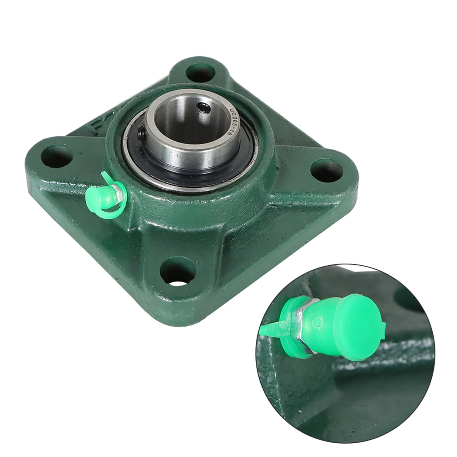 kimllier 10Pcs UCF205-16 1 Inch Bore Bearings Self Alignment Pillow Block Bearings 4 Bolt for Various Machinery