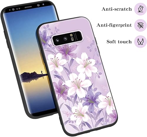 Miniatura 2 de Funda de teléfono para Galaxy Note 8 con correa de cordón, Samsung Note 8 Funda para niñas y mujeres, bonita funda protectora delgada a prueba
