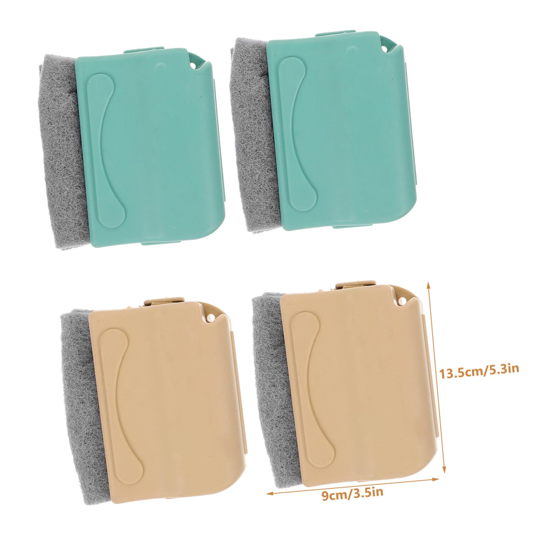 2 Series Cepillos De Limpieza para Ranuras De Ventana Herramienta Multifuncional para Cocina para Limpiar Grietas Y Juntas Ventanas Cocinas Y Colores Aleatorios 6 Piezas X 2
