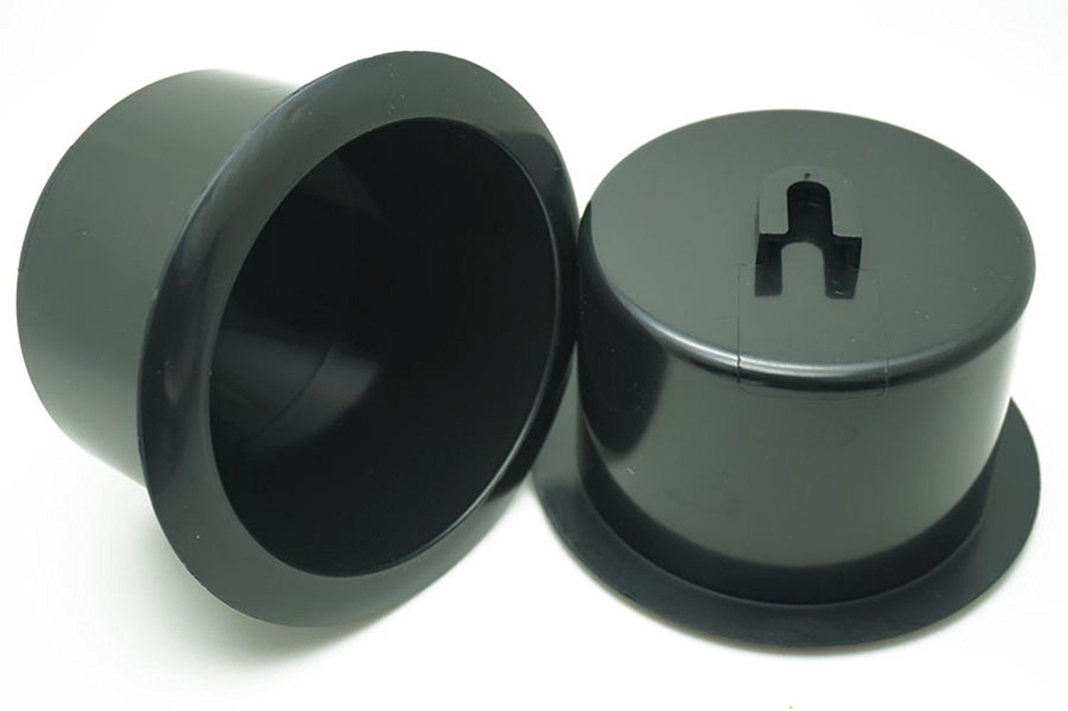 Pmsanzay ? Pack of 2 ? Black Plastic Recliner-Handles Replacement Cup Drink Holder Insert for sectional Couch Sofa Marine Boat Rv Couch Recliner Car Truck Poker Table Car Insert Cup Holder