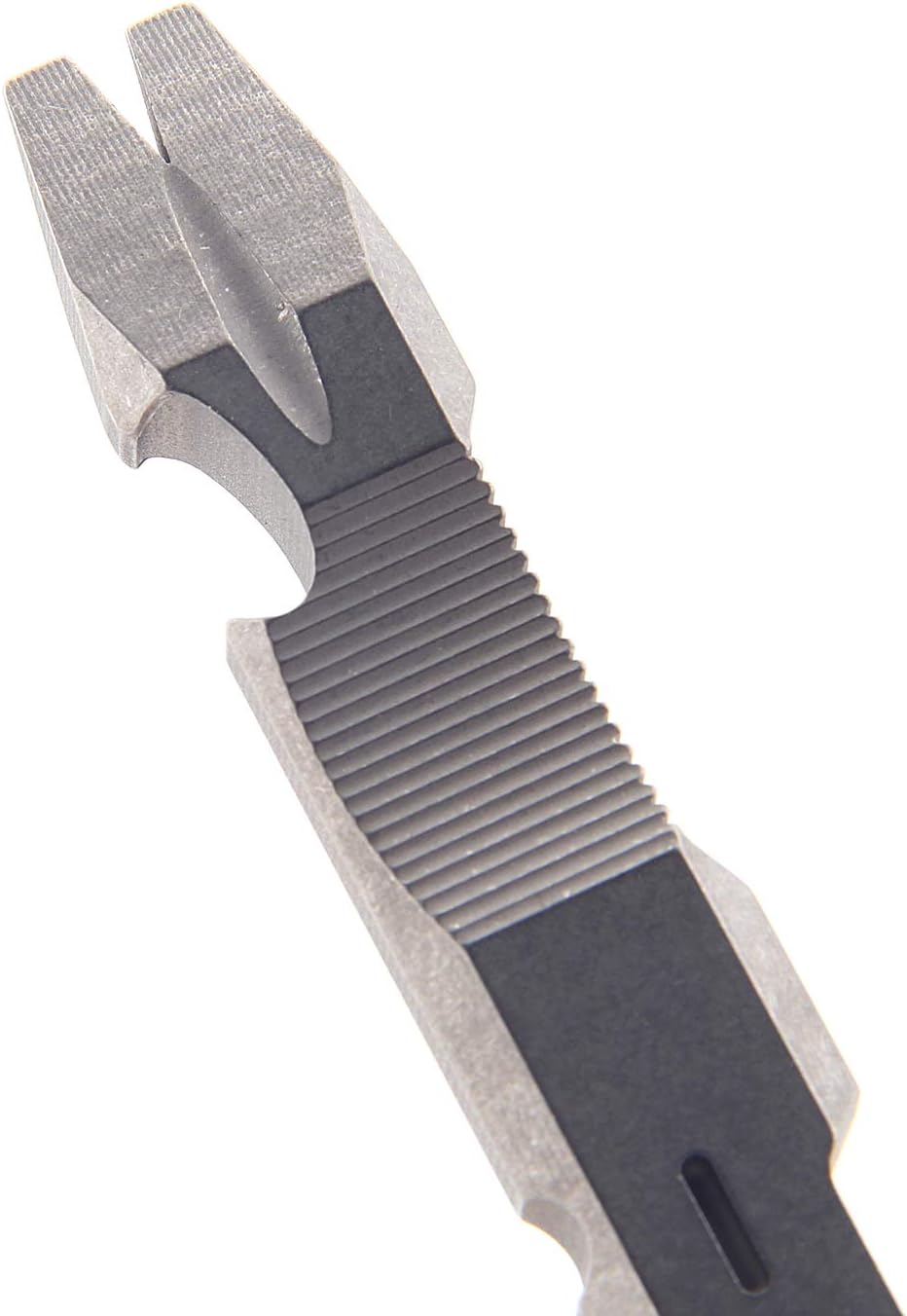 Titanium Pry Bar Crowbar Nail Puller Outdoor Survival With Pocket Clip Large Heavy Duty Lever EDC Multi-Function Tool by Hamans (Grey)