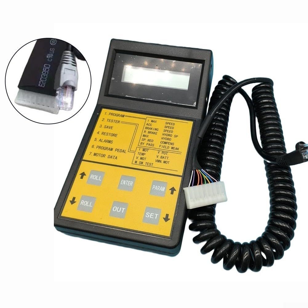 AZ1012 Programador de unidad portátil para controlador ZAPI, herramienta de diagnóstico de parámetros del motor con lector de código de falla, ajuste de velocidad de frenado y aceleración
