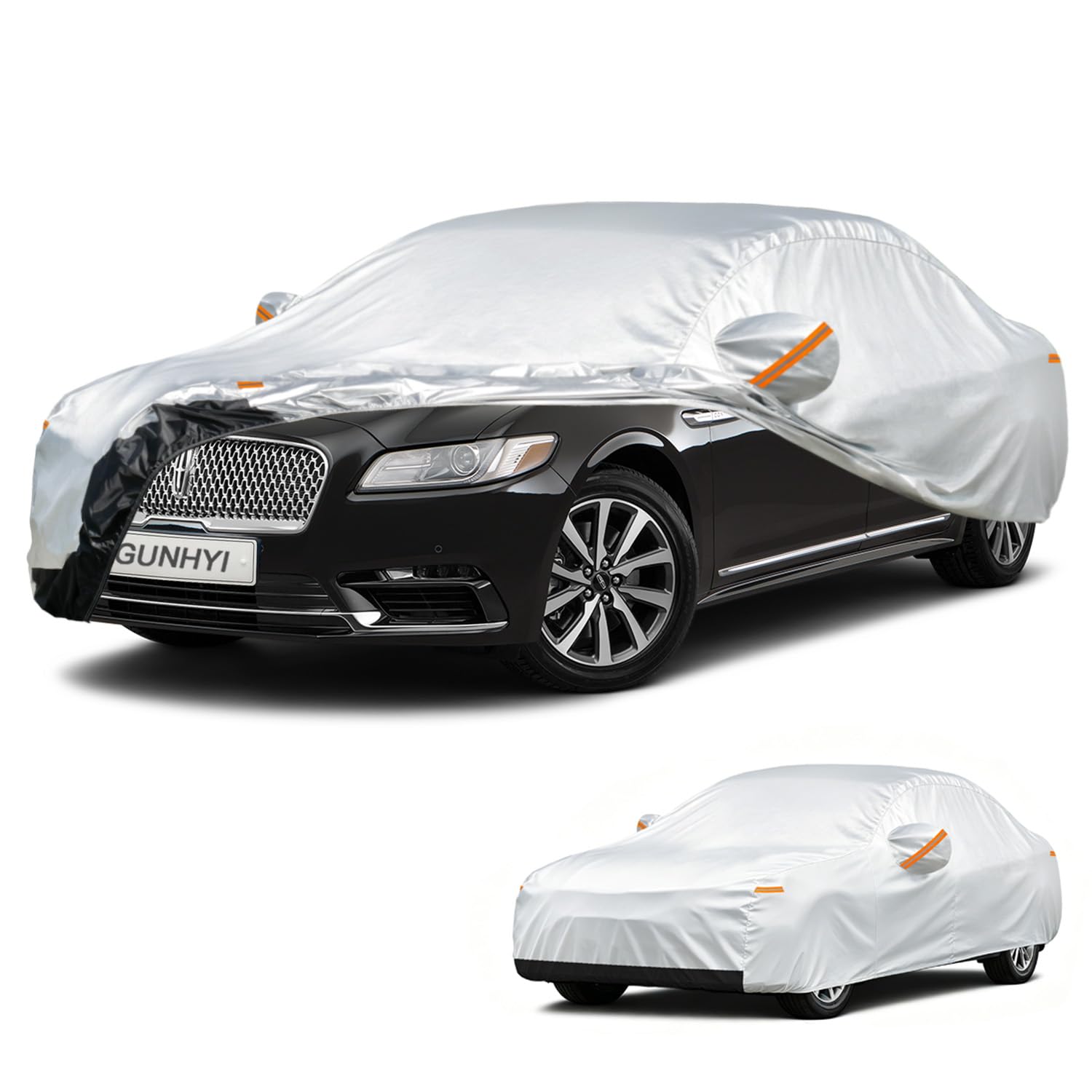 GUNHYI Car Cover Custom Fit Lincoln Continental (1988-2026) Waterproof for Automobiles, Oxford Sun Rain Dust Snow Protection (Ships from US Warehouse, Delivery 3-8 Days)