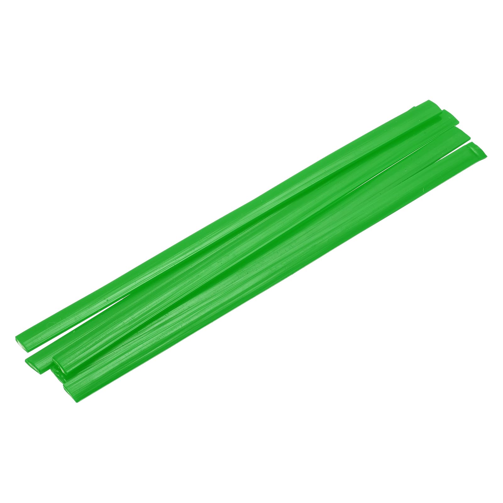 sourcing map 5pcs Green Plastic Welding Rods 9.5x200mm(0.4x8inch)