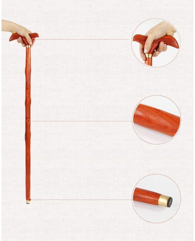 彫刻松葉杖老人ステッキウォーカー高齢者杖木製杖ウォーキング