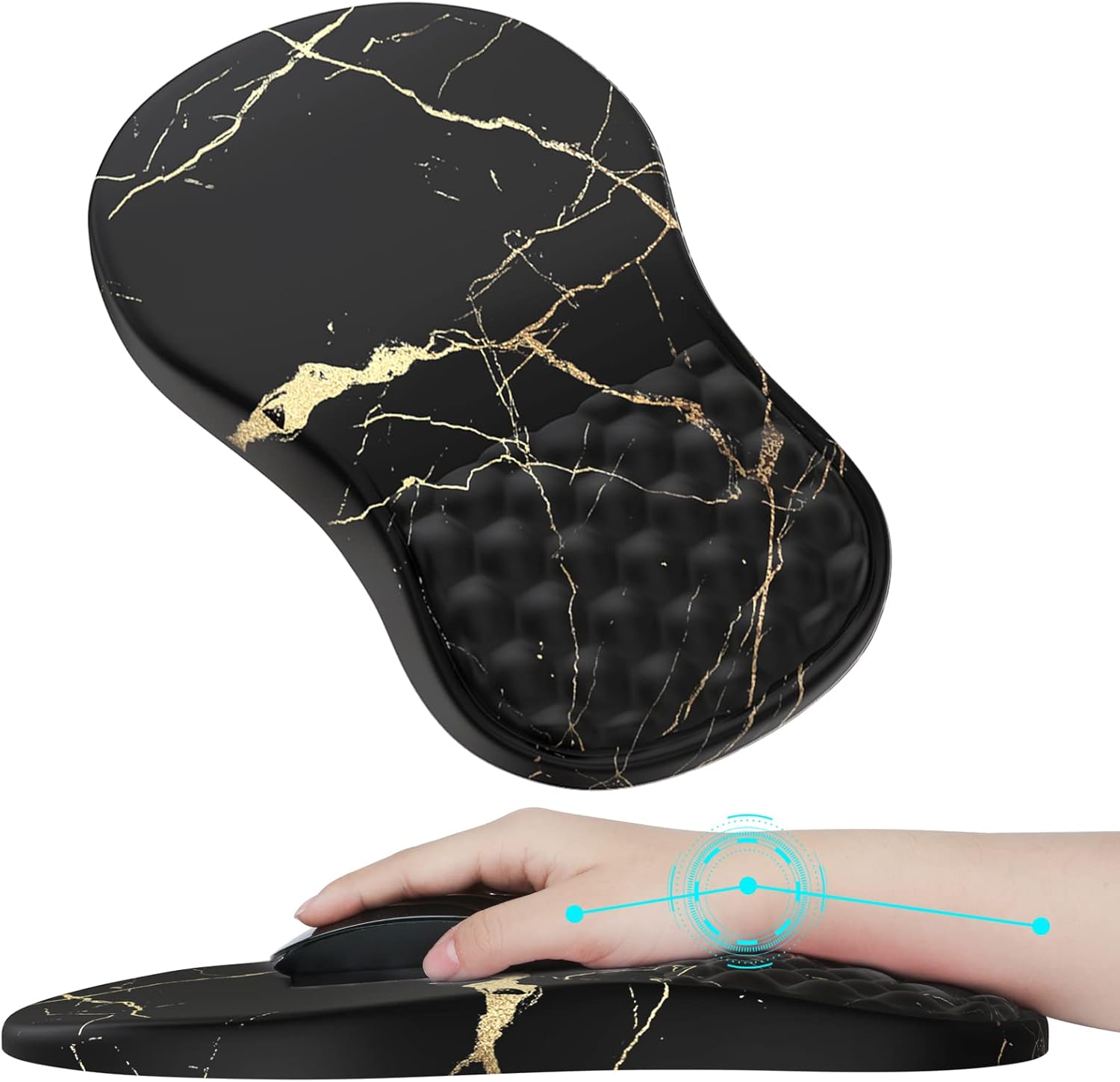 iLeadon Ergonomic Mouse Pad Wrist Support with Massage