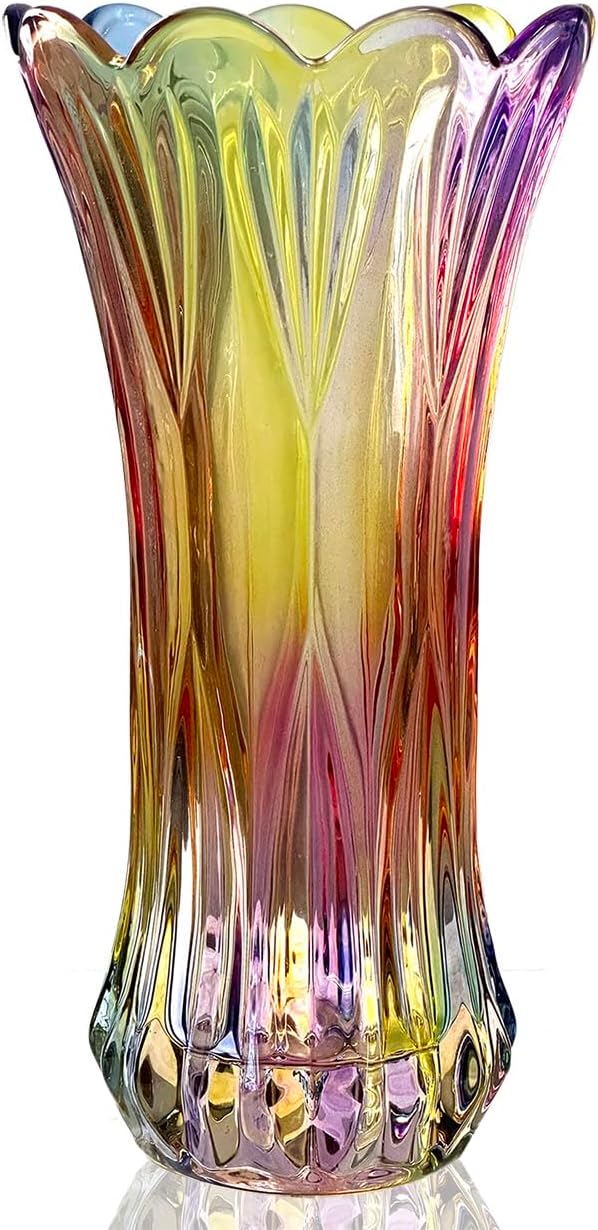 Vaso Art Deco in vetro nero con decorazioni in argento, anni '30