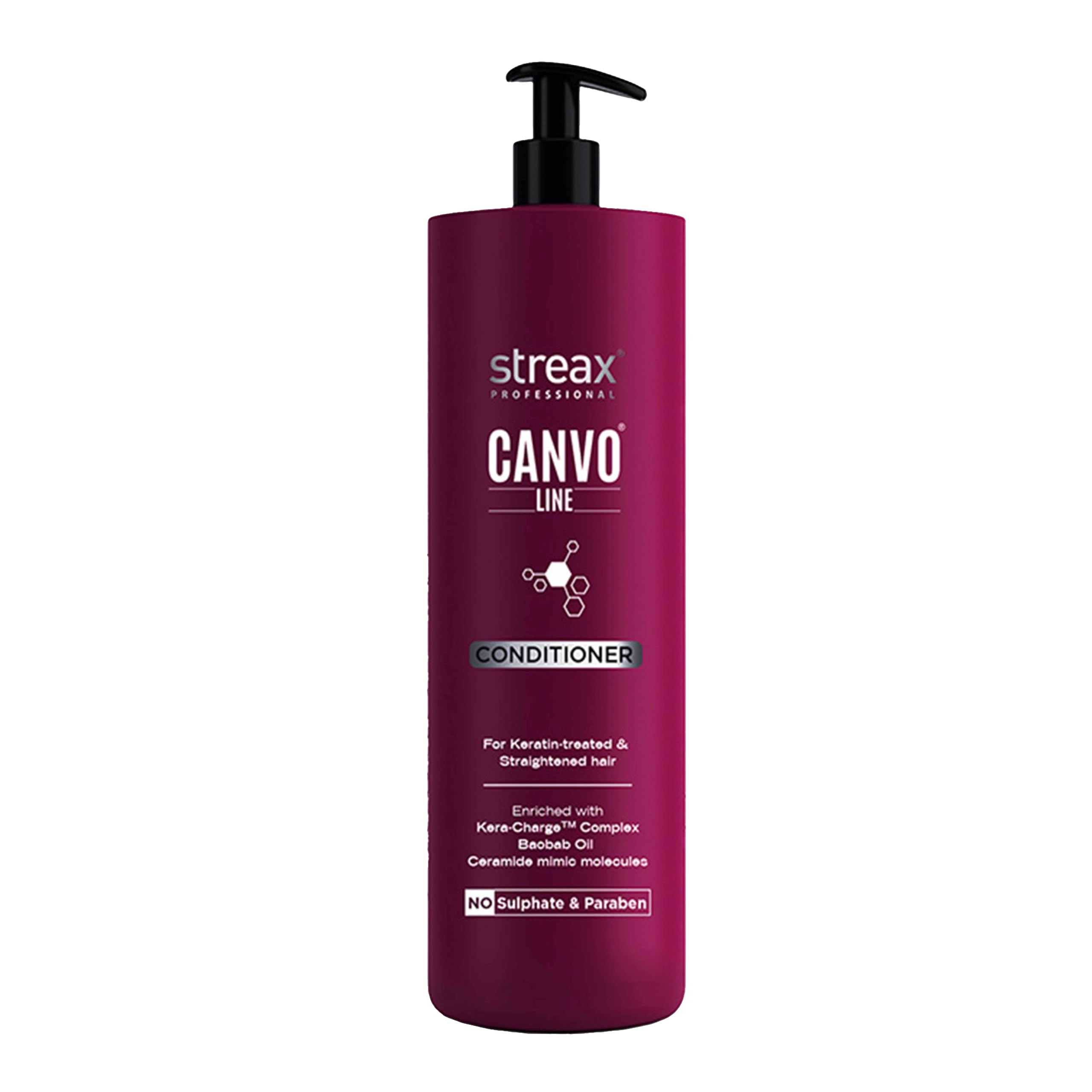 Streax Professional Unscented Canvoline Conditioner, For Straightened Hair Post Care, With Kera-Change Complex, Paraben Free, Sulphate Free, 1500 Millilitres-image-23