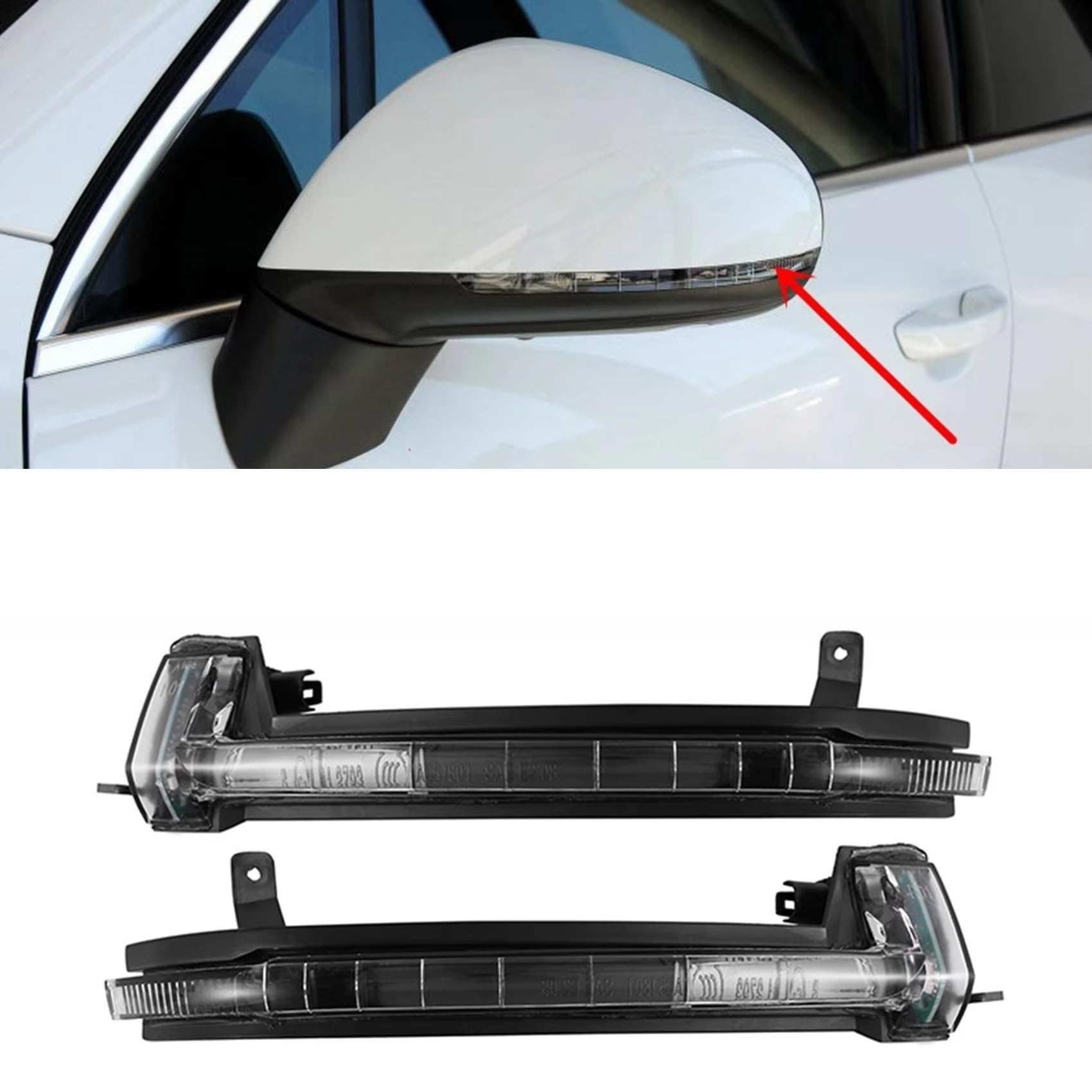 Indicatori Direzione Compatibile Con Touareg II 2010 2011 2012 2013 2014 2015 2016 2017 2018 Auto Specchietto Laterale Destro Indicatore Di Direzione