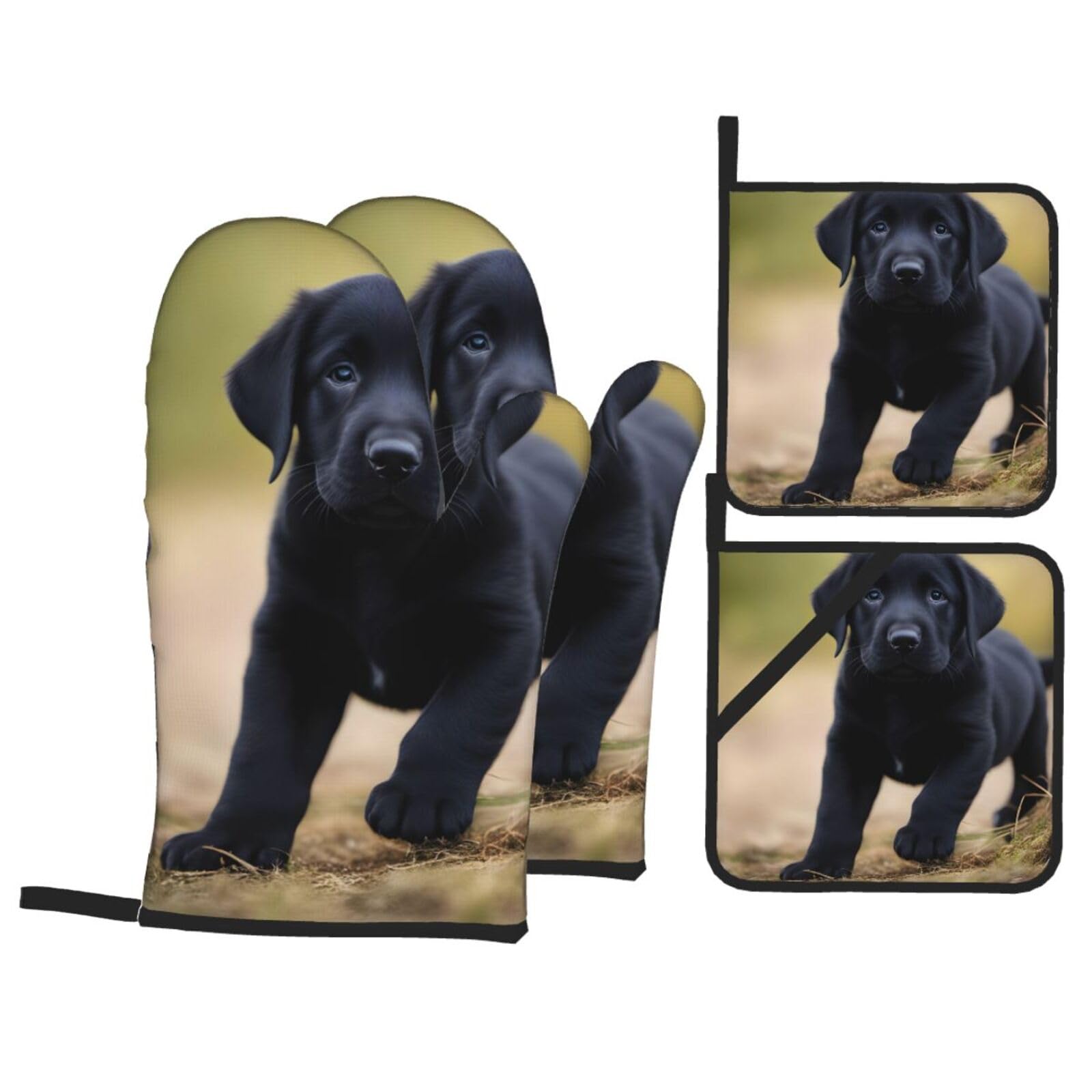 Cadeau idéal pour amoureux des chiens ce lot de manique imprimé chiot