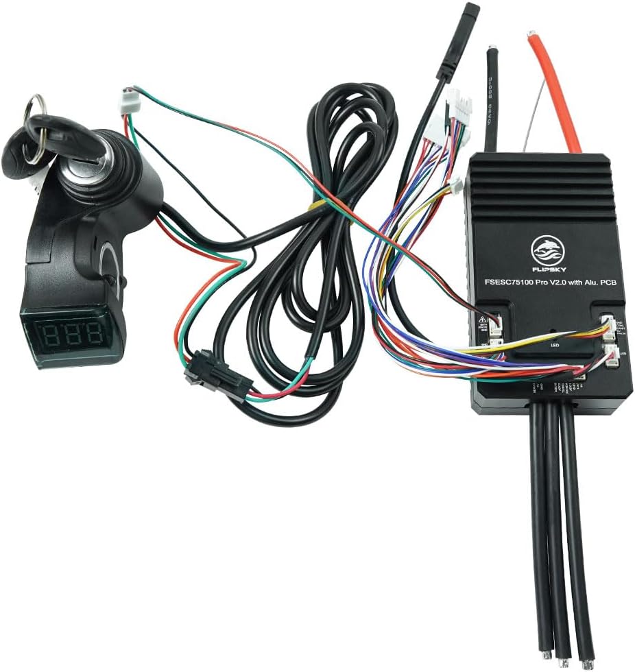 FLIPSKY 75100 Pro V2.0 with Aluminum PCB with Key Switch Based on VESC for Electric Skateboard/Scooter/Ebike Speed Controller