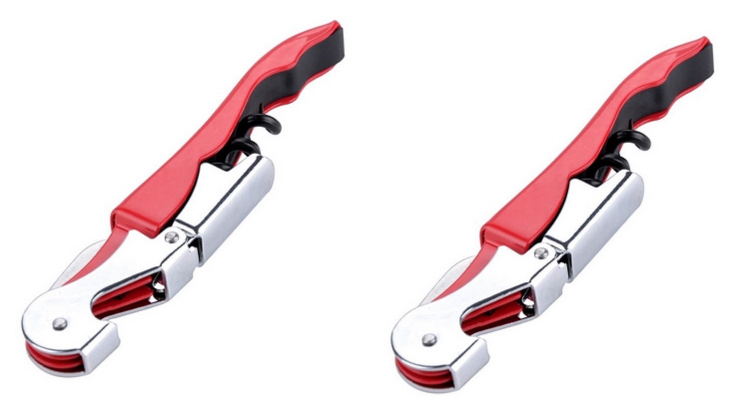 Wine Corkscrew Bottle Opener (2 PACK) Professional Model