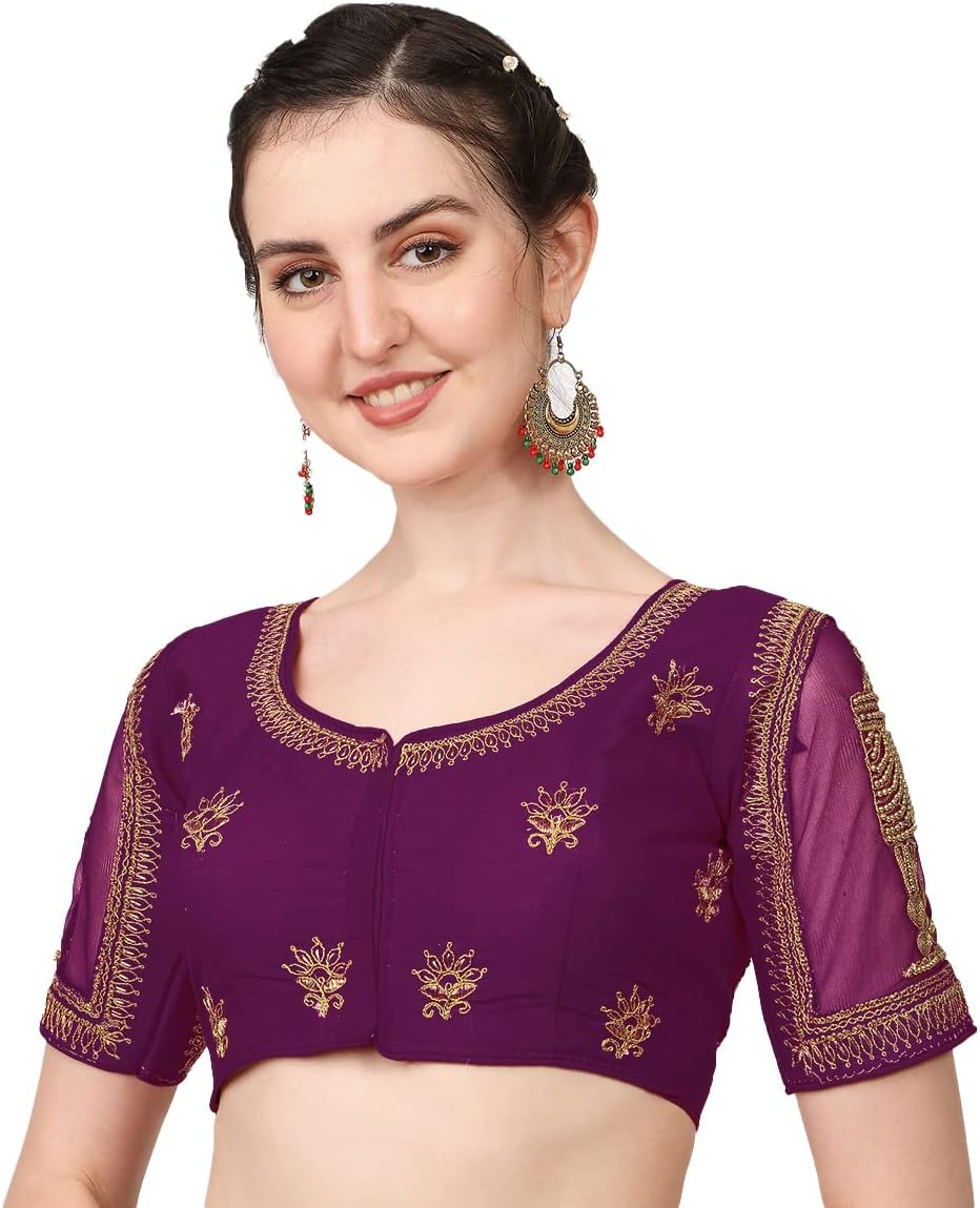 Pujia MillsWomen Embroidery Blouse Blouse