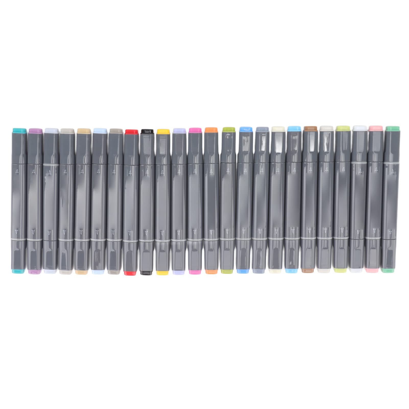 Pennarello 24 colori Penne per pittura ad acquerello Pennino morbido per scrivere disegni