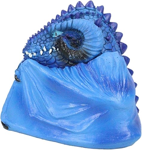 Miniatura 4 de Ebros Gift Enter The Dragon Blue Hibernating Drake - Joyero pequeño de Stanley Morrison Alquimia Alquimia Alimia Fantasía Magia Dragones Escultura