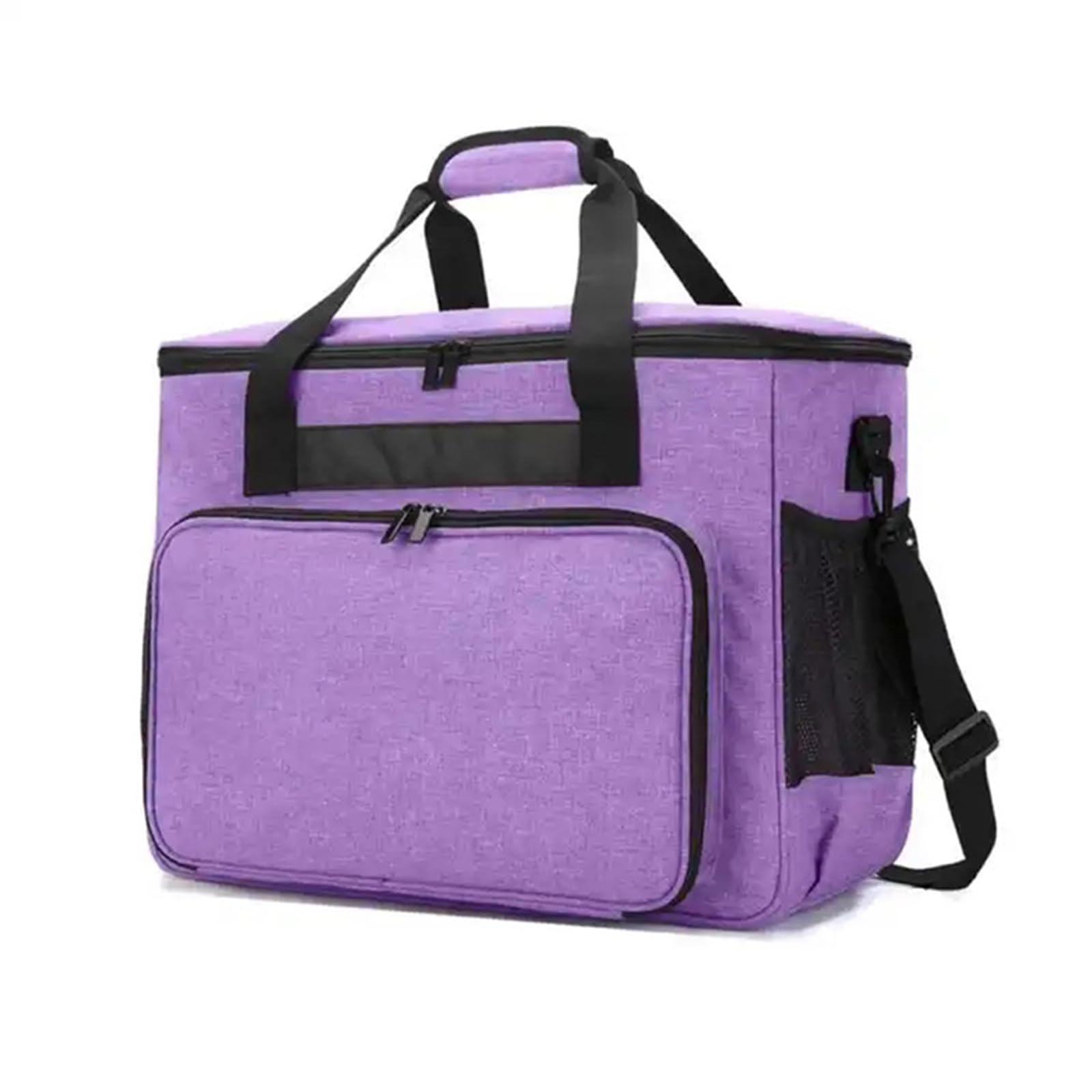 Sac de rangement outils couture polyester à plusieurs poches pour ciseaux et fils