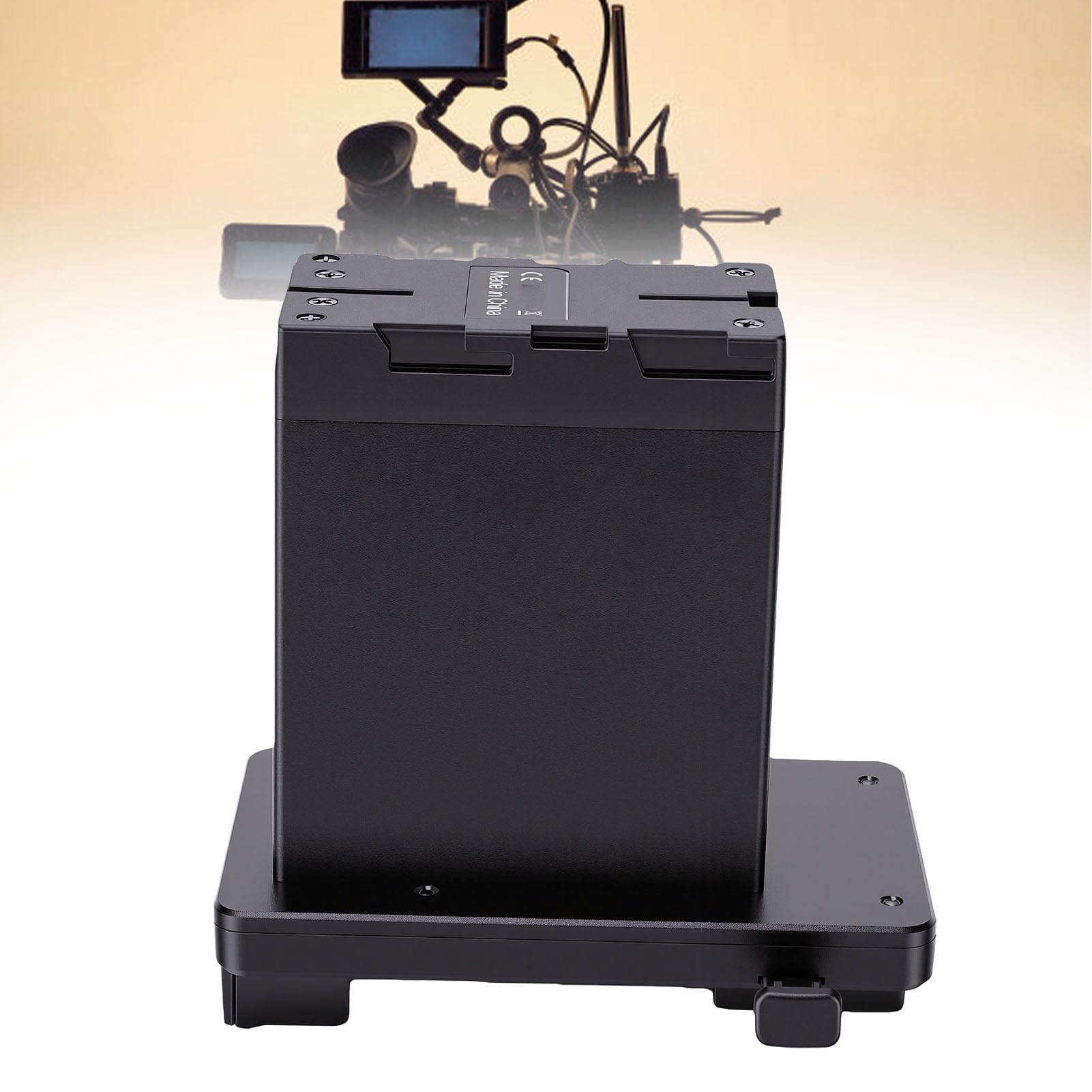 KIMISS Adattatore Piastra Conversione Batteria V Mount, Connettore Alimentazione Esterna per Videocamera con Protezione da Sovratensione per PXWX280 FX6 FS5 Z280