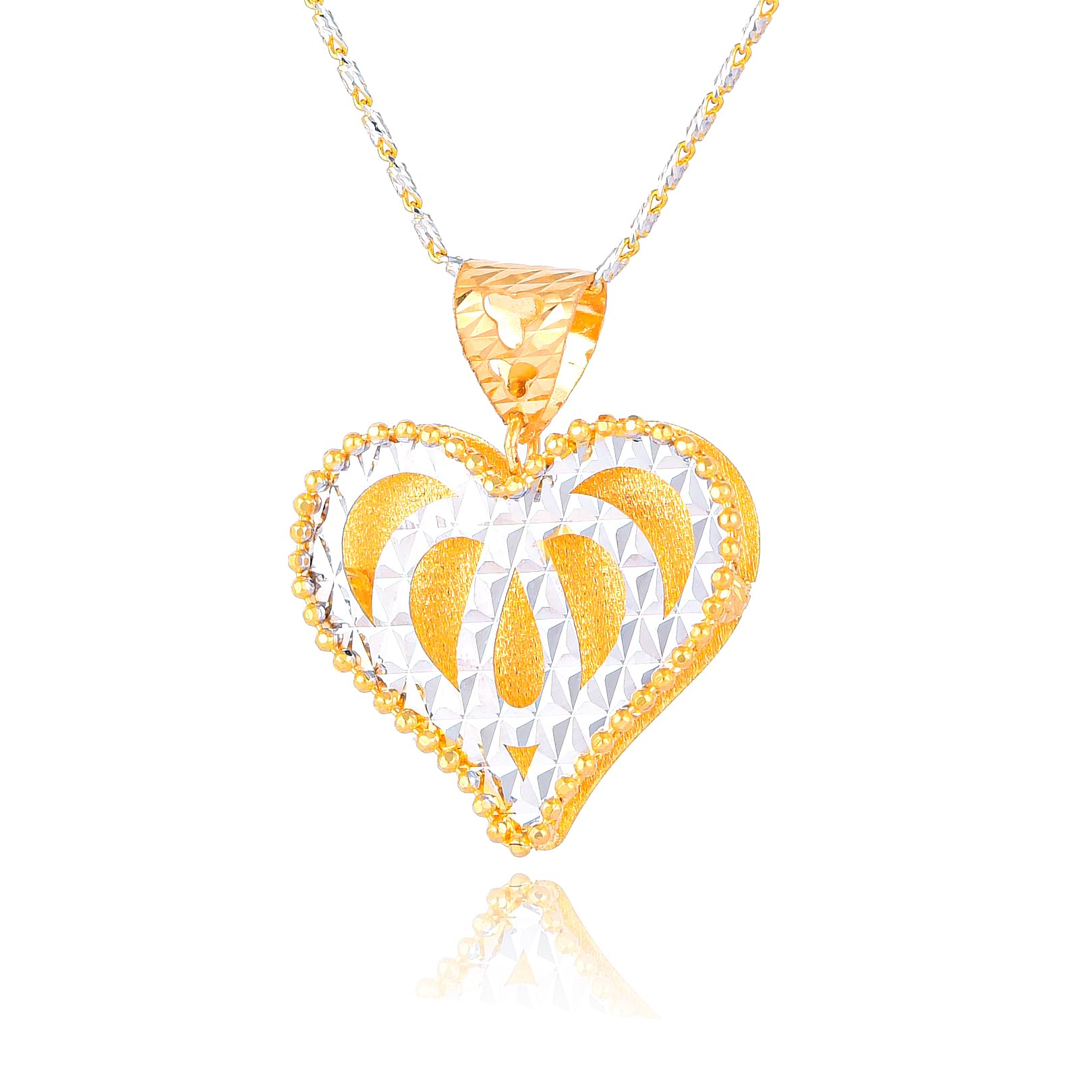 Bafleh JewelleryAdd a Golden Touch to Your Heart – 22kt Gold Pendants
