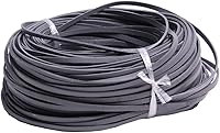 Vista 16 de Cuerda de cuero genuino de 21 yardas, cuerda plana de cuero trenzado para hacer joyas, collares, pulseras, cordones de zapatos, correas de bolsa