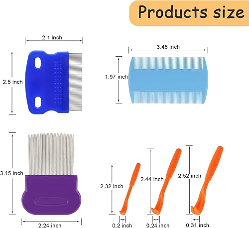 Miniatura 3 de Peines de perro para aseo, peine de ojo de perro de diente fino, peine removedor de manchas de lágrimas para perros pequeños, gatos, caniches