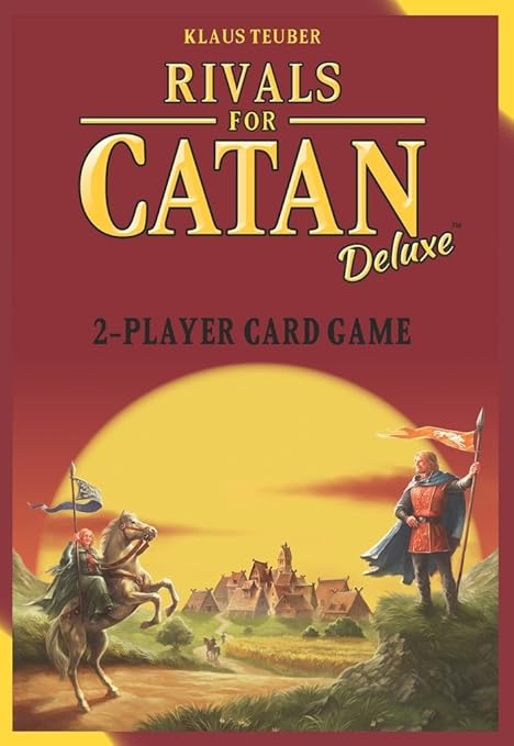 Rivals for CATAN Card Game DELUXE EDITION - Build, Trade, and Conquer with Enhanced Components! Family Game for Kids & Adults, Ages 10+, 2 Players, 45-60 Minute Playtime, Made by CATAN Studio