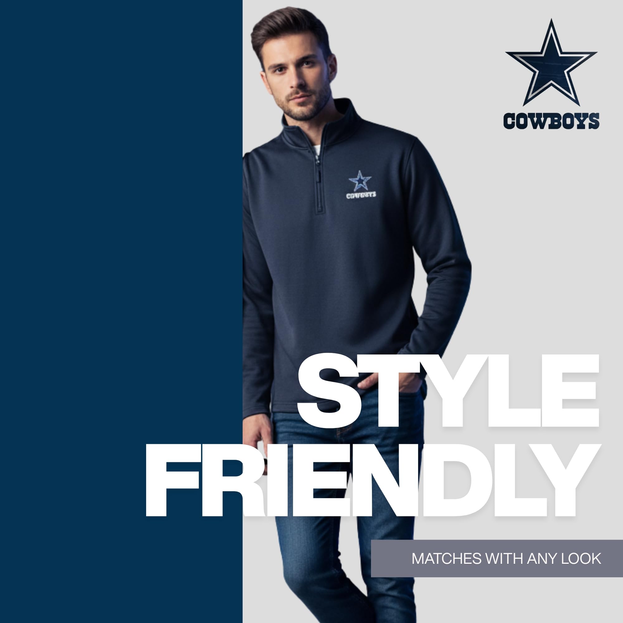 Dunbrooke Herren All Star Tech Fleece 1/4 Zip Tech Fleece 1/4 Reißverschluss (1er Pack)