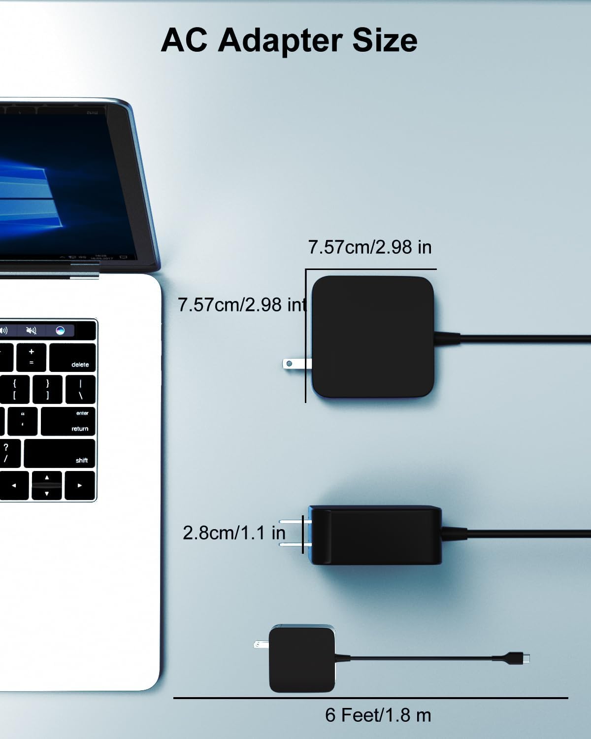 90W USB C AI PC Charger Compatible with ASUS Vivobook S16 S 15 S14 S 14 14 16X OLED S5506 S5606 S5406 M5406 M5606 S16 15 14 S14 A14 13 S13 Duo Dual 14, Next Gen AI PC Type C AC Power Adapter