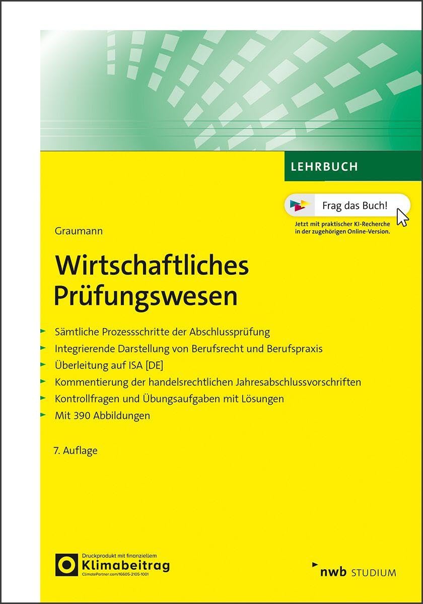 Wirtschaftliches Prüfungswesen (NWB Studium Betriebswirtschaft)
