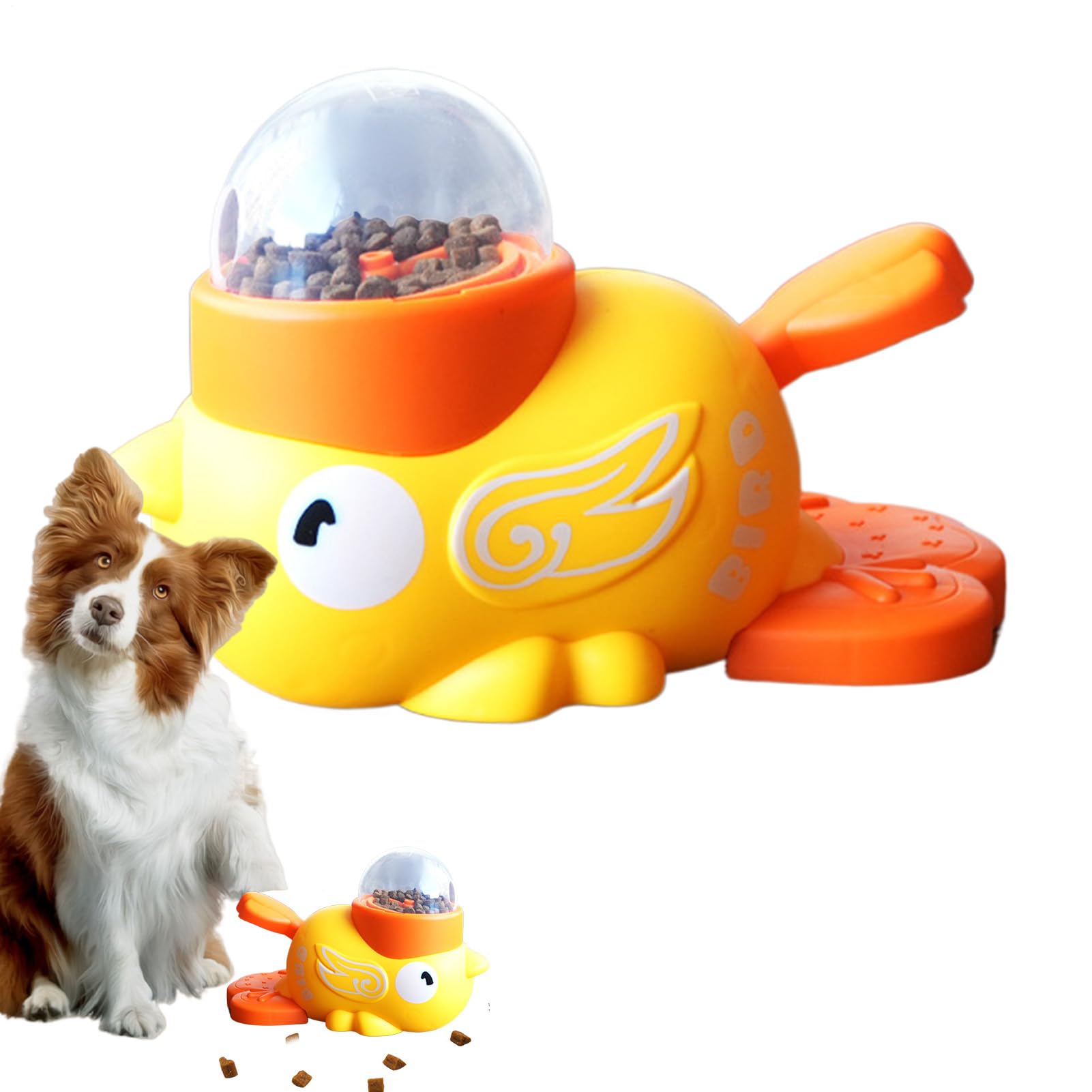 Interactive Dog Toys, Dog/Cat Treat Dispenser Toy, Interactive Duck-shaped Puzzle Feeder For Dogs, Mental Stimulation Toys For Boredom