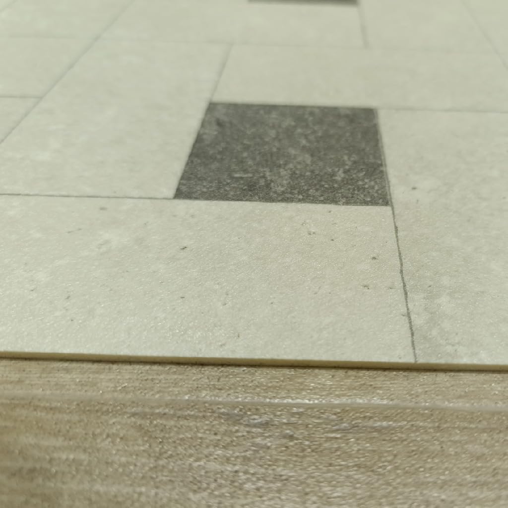 Alfombra de Vinilo: Diseño Geométrico Moderno, Resistente, Antideslizante, Cocinas, Pasillos con Estilo - Venecia 80x220 cm