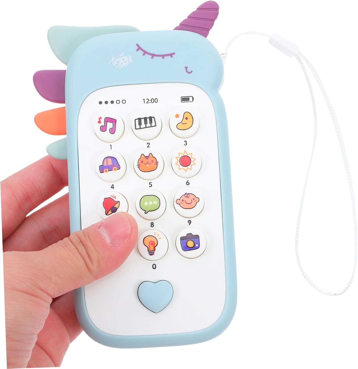 BESTonZON 2pcs Interactive Learning Phone Mobile Phone with Music Educational Content for Sound Enhanced Communication Lightweight Design for Easy Handling