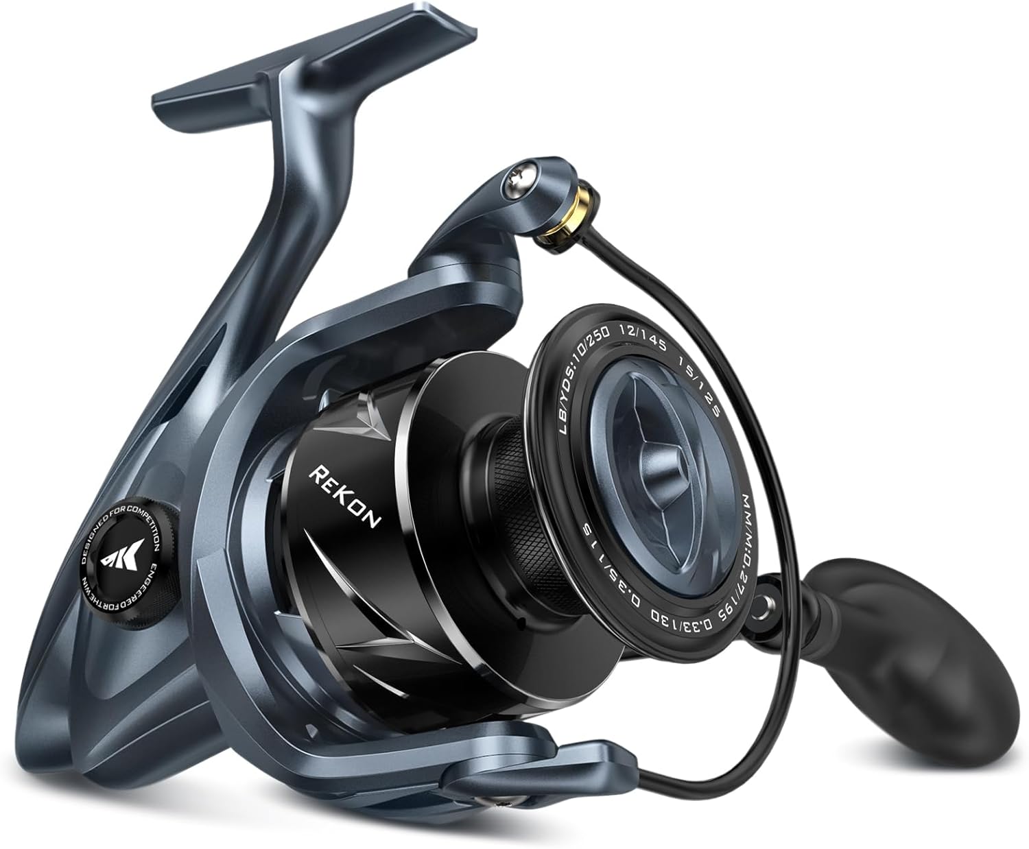 KastKing ReKon Saltwater Spinning Fishing Reel – Up to 55LBs Max Drag Big Game Fishing Reel - Innovative NyliTech Body- Water Resistant - MaxiDur 5+1+1 Corrosion-Resistance Bearing System