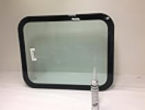 Back Glass Window compatible with Freightliner Cascadia Conventional Cab 2008-2025 (Right or Left)