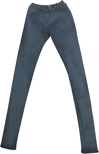 Miniatura 3 de Gazechimp Pantalones de lápiz coloridos de muñeca 14 para ropa de muñeca BJD, pantalones ajustados, color azul