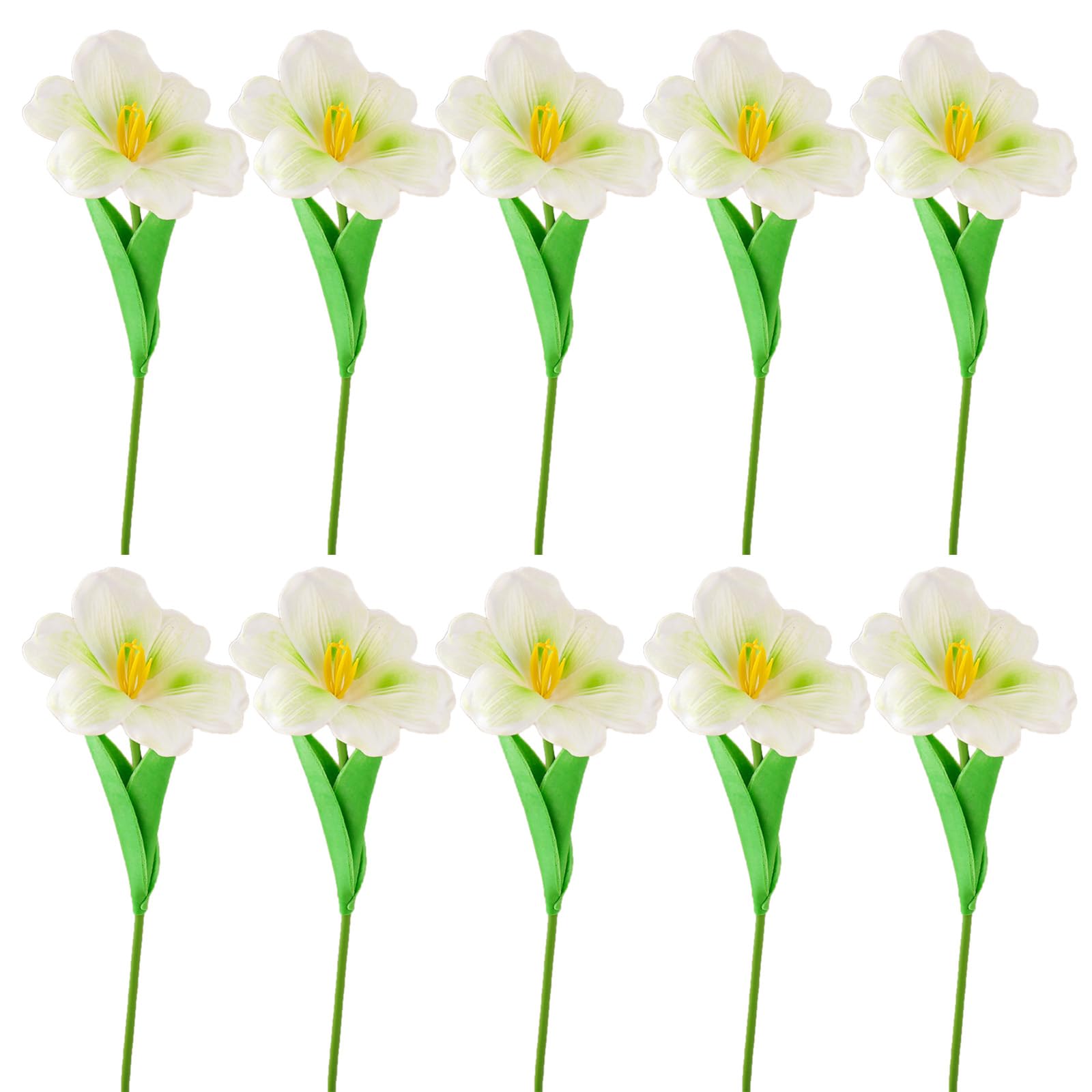 YWLUUOO 10Pcs Artificial Flower Bouquets Simulation Flowers Arrangement for Wedding Party Home Garden Decoration Flower