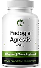 Fadogia Agrestis Extract| 400mg for Maximum Potency 30 Capsules | 3rd Party Lab Tested for Purity & Quality | Supplement for Men (30)