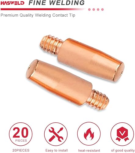 Miniatura 4 de 20-PK punta de contacto KP2744-030 .030 "para Lincoln Magnum PRO 200L 250L 300L 200A250A350A parte MIG soldadura pistola piezas