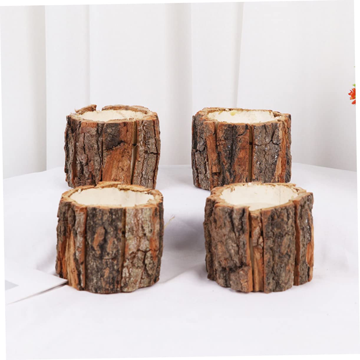 SEWACC 3 Piezas Portalápices de Madera Organizadores para Bolígrafos Contenedores de Escritorio Portalápices para Mesa Suministros de Papelería