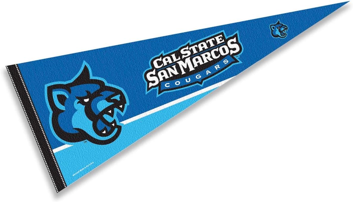 Amazon.com : Cal State San Marcos Cougars Pennant Full Size Felt ...