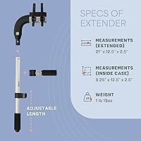 Vista 17 de LifePro Massage Gun & Holder (Sold Separately) – Percussion Muscle Massager for Athletes with 8 Heads & 6 Speeds – Deep Tissue Back Muscle Extender