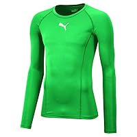 Puma Liga Baselayer Tee Ls Maglia A Manica Lunga, Pepper Green