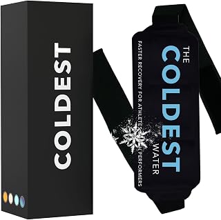 Coldest Gel Ice Pack Flexible Compress with Straps Provides Alleviate Joint and Muscle Pain Flexible Therapy Injuries - Shoulder, Back, Knee, Neck, Ankle Hip Elbow Foot & More (Standard)