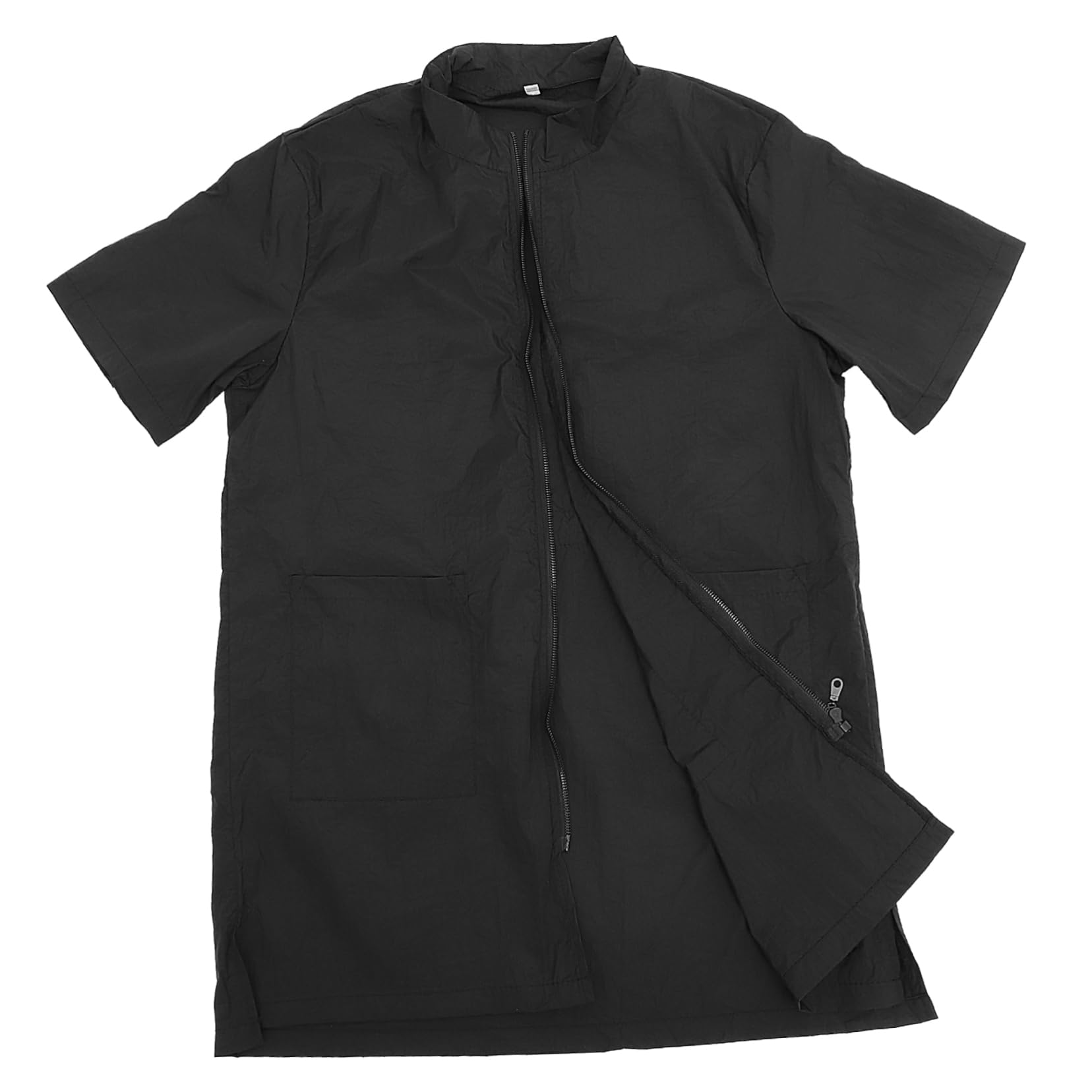 BESPORTBLE Pet Cosmetologist Uniform Comfortable Black Grooming Apron for Pet Salon Home Use Outdoor Practical Material for Dog Cat Grooming Nail Hair Cutting