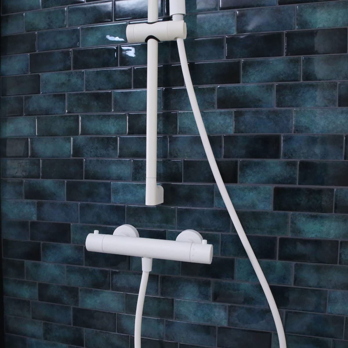 Essebagno 9024259 Luisa - Mezclador de ducha termostático blanco