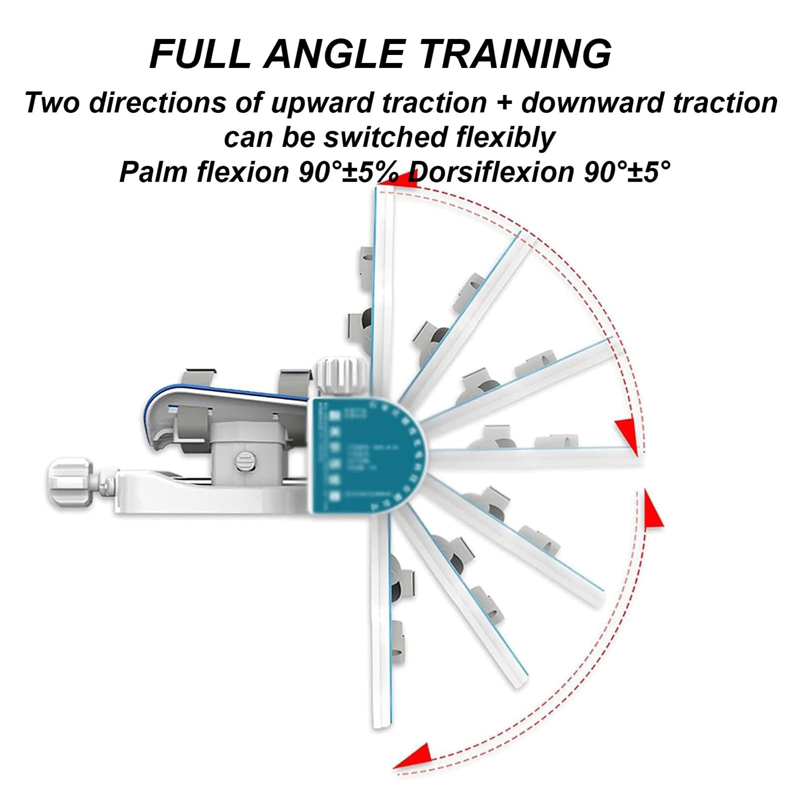 HZFAIGLL Manual Wrist Rehabilitation Equipment, 90°±5°Full Angle Exerciser, Fractures, High Muscle Tone, Cerebral Palsy, Brachial Plexus Injury in Children