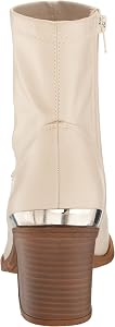 Dirty Laundry Women’s Up Beat Western Bootie – Stretch Material, Almond Toe, Inside Zip - View #3