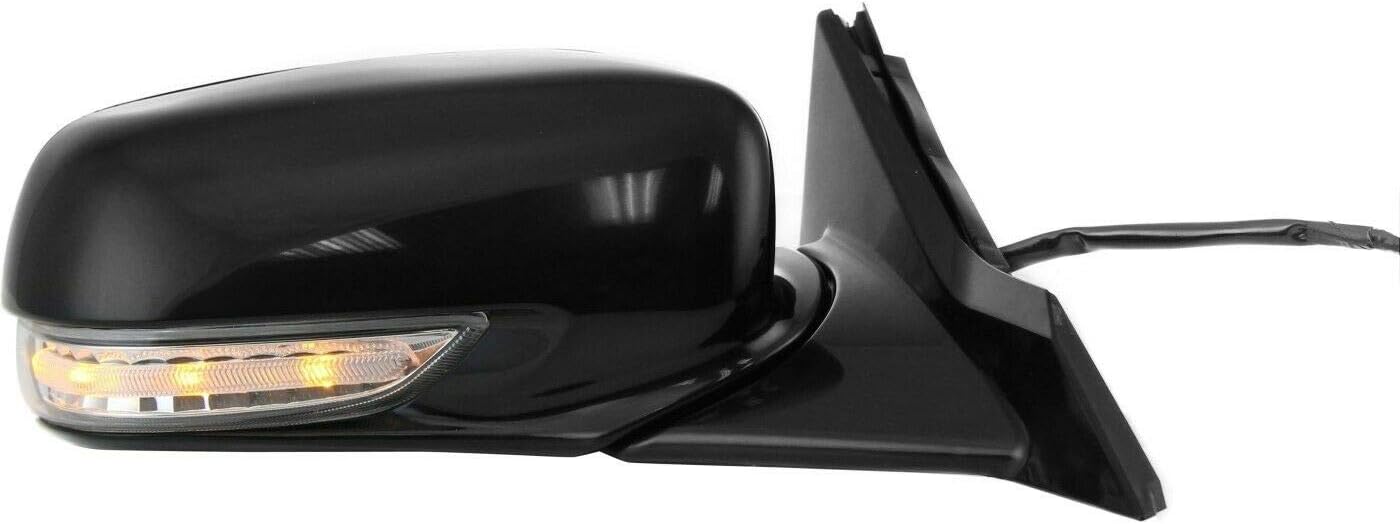 Passenger Right RH Side Mirror Manual Folding Power Operated Paintable With Signal Light For Acura TL 2009 2010 2011 2012 2013 2014 - AC1321113